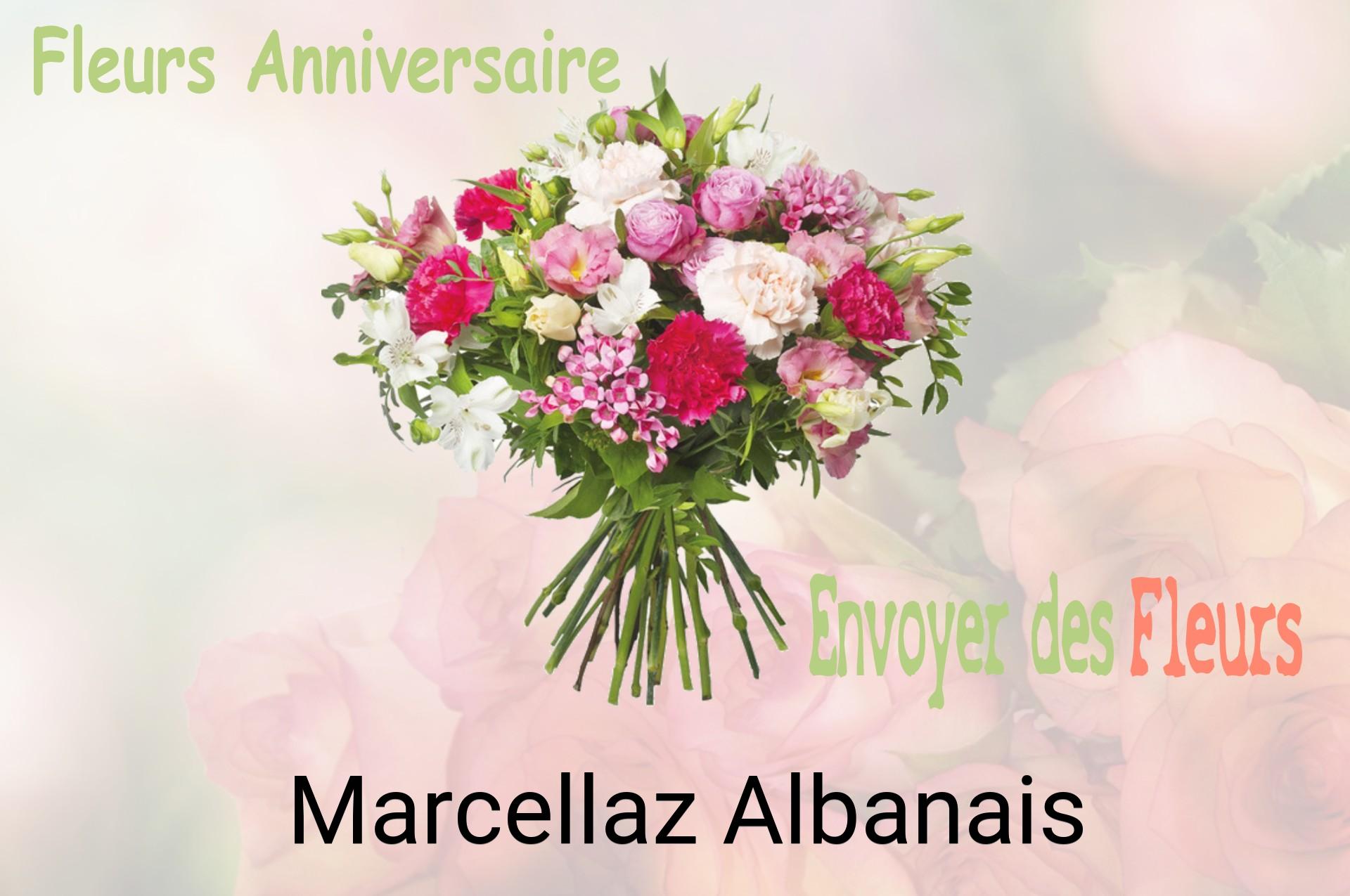 Bouquet de fleurs d’anniversaire livré à Marcellaz-Albanais